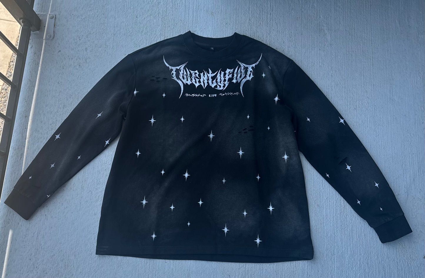 "ROOTED" TFL LONG SLEEVE SHIRT [BLACK]